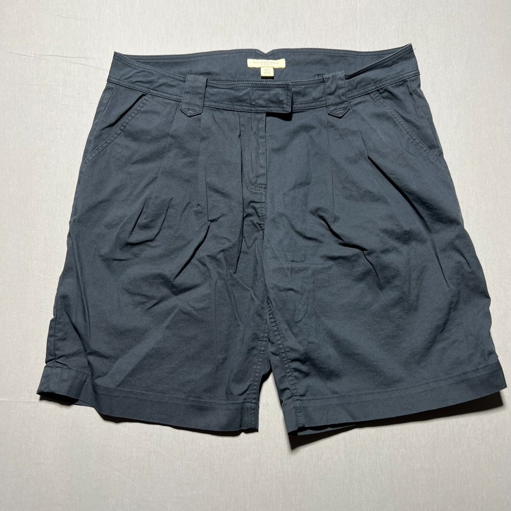 Burberry Brit Men's Blue Chino Back Buckle Classic Summer Shorts‎ Size